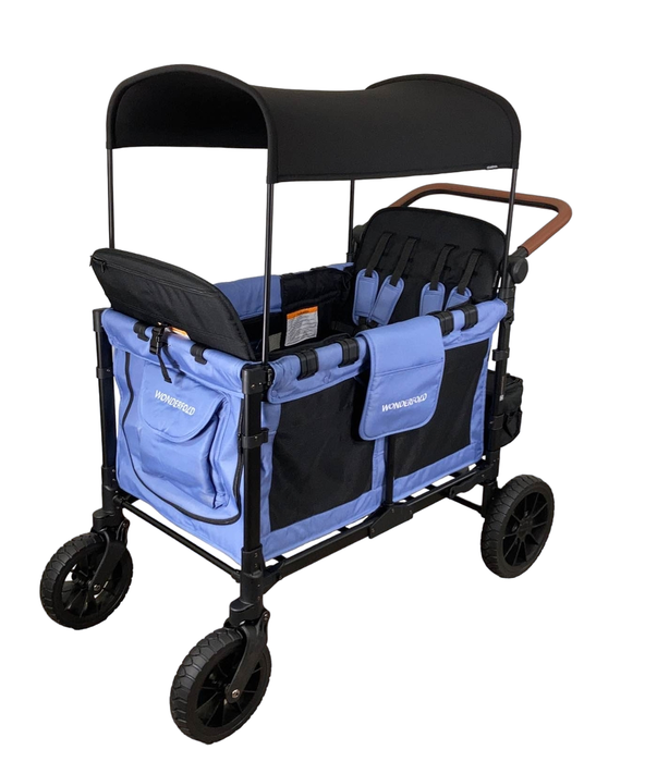 used Wonderfold W4 Luxe Quad Stroller Wagon, 2022, Strom Blue