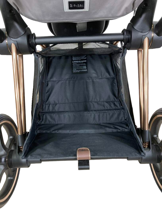 Cybex PRIAM Stroller, Rosegold, Soho Grey, 2022