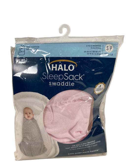 secondhand Halo SleepSack Swaddle, S, Light Pink