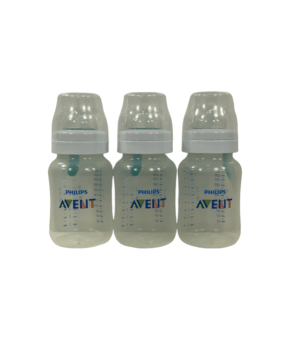 Philips Avent Anti-Colic Bottles With AirFree Vent, Clear, 3 Pack, 9oz