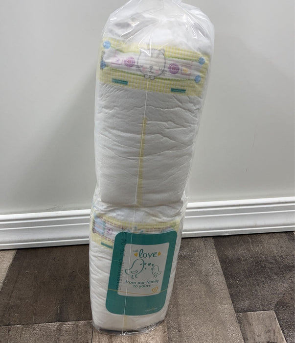 used Pampers Swaddlers Diapers, Size 2