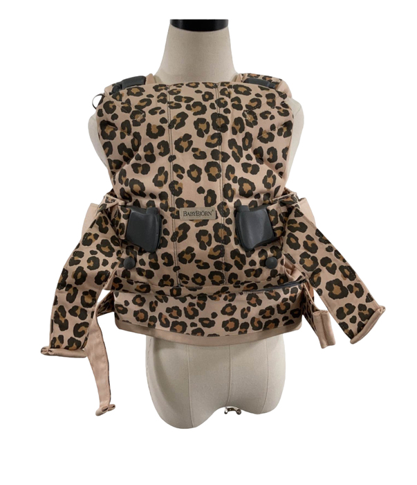 BabyBjorn Baby Carrier One, Beige/Leopard Cotton