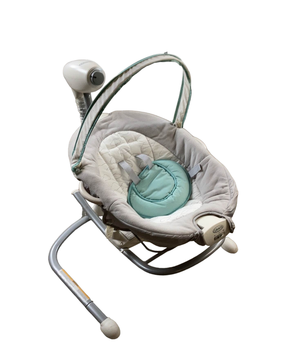 used Graco Duet Sway Swing With Portable Rocker, Roam