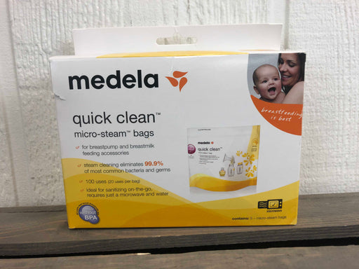 used Medela Quick Clean Micro Steam Bags