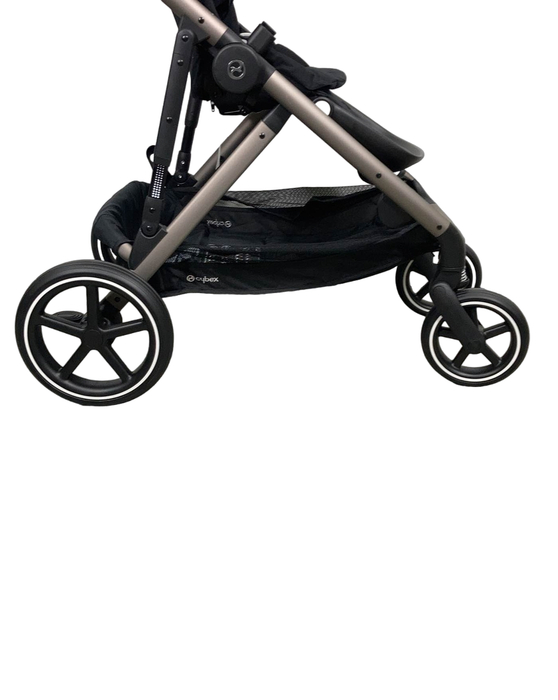 used Cybex Gazelle S Modular Stroller, Taupe Frame, Moon Black, 2022