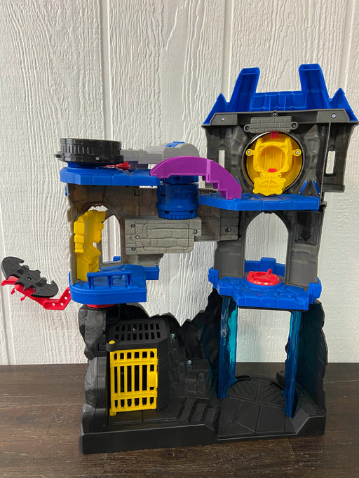 secondhand Fisher Price Imaginext DC Super Friends Wayne Manor Batcave