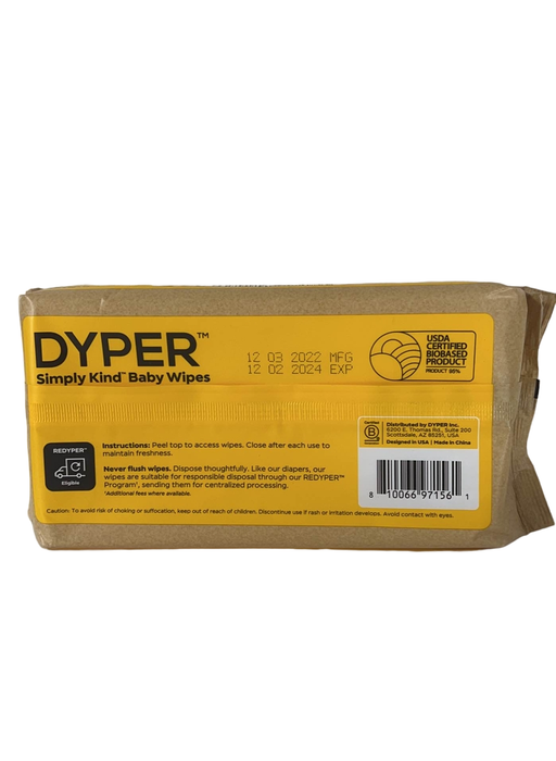 secondhand DYPER Baby Wipes