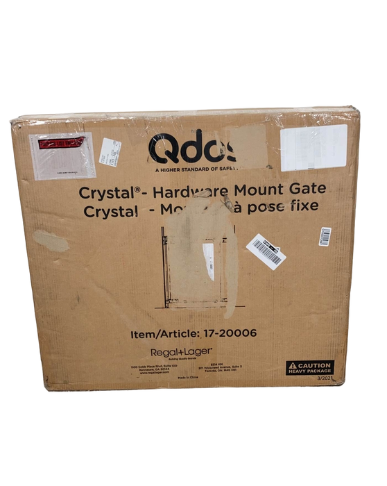 secondhand Qdos Crystal Designer Baby Safety Gate Hardware Mount