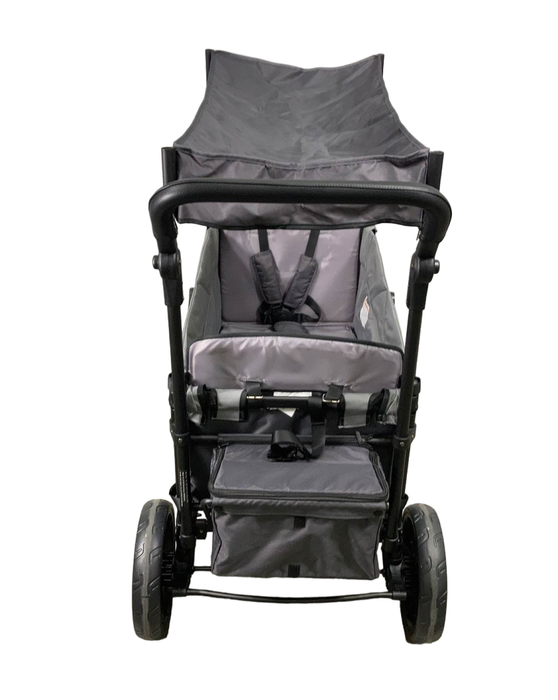 secondhand Wonderfold X2 Push + Pull Double Stroller Wagon, 2022, Stone Gray