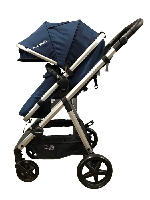 secondhand Mompush Meteor 2 Stroller, 2022, Navy Blue