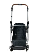 secondhand Mockingbird Single to Double Stroller, Silver with Penny Leather, Black , Watercolor Drops, 2022