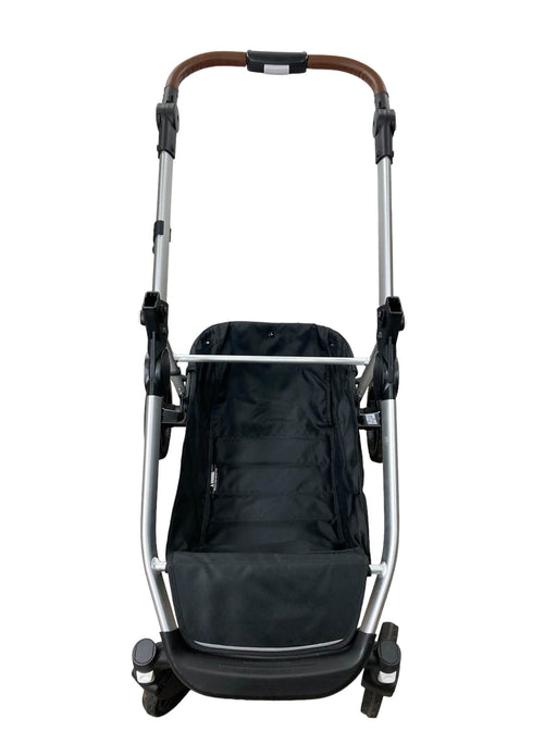 secondhand Mockingbird Single to Double Stroller, Silver with Penny Leather, Black , Watercolor Drops, 2022