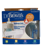 used Dr. Brown's Natural Flow Wide Neck Bottles 3pack, 8oz