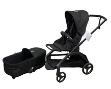 used Bugaboo Dragonfly Bassinet and Seat Stroller, 2023, Black, Midnight Black, Midnight Black