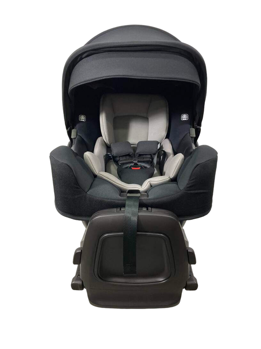 secondhand Nuna PIPA rx Infant Car Seat, Caviar, 2021