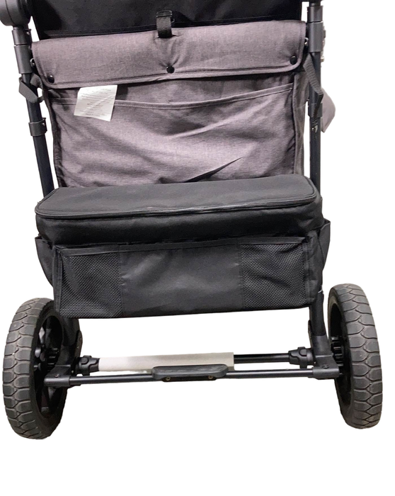 used Wonderfold W2 Luxe Multifunctional Double Stroller Wagon, 2023, Charcoal Black