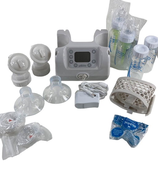 used Dr. Brown's Customflow Double Electric Breast Pump