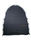 used SlumberPod 3.0 Sleep Canopy with Fan, Black with Gray Accents HIDDEN PICS 3.6