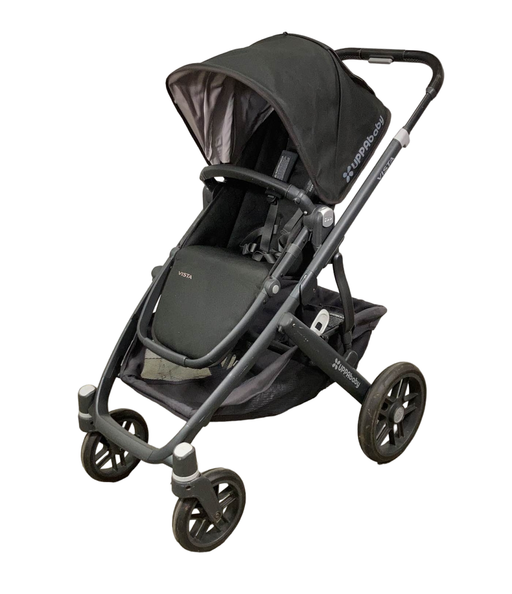 secondhand UPPAbaby VISTA Stroller, Jake (Black), 2018