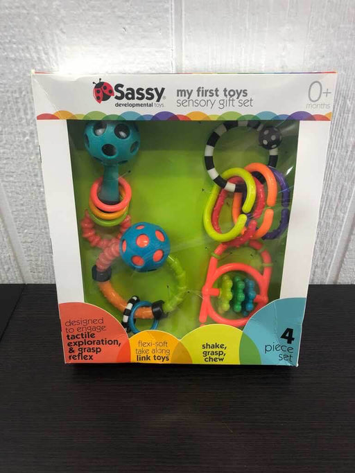 secondhand Sassy My First Sensory Toys Gift Set