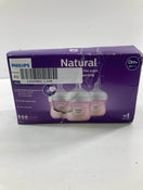 used Philips Avent Natural Baby Bottles, 4oz, 3-Pack, Pink