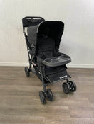 used Joovy Caboose Too Ultralight Graphite Sit And Stand Double Stroller, Black, 2020