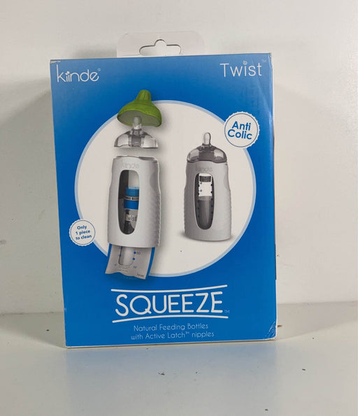 used Kiinde Squeeze Natural Feeding Bottles 2-Pack