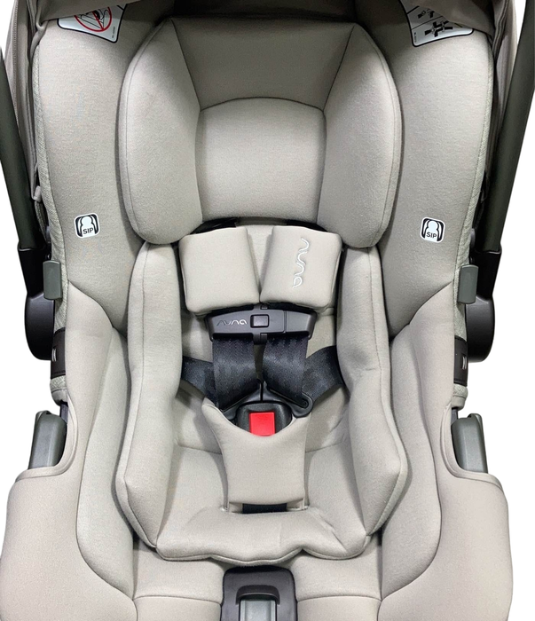 Nuna PIPA rx Infant Car Seat with RELX Base, 2023, Hazelwood