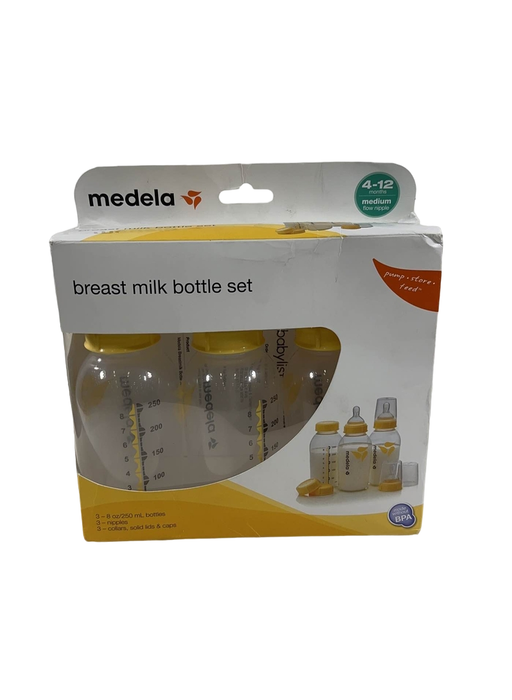 used Medela Breastmilk Bottle Set