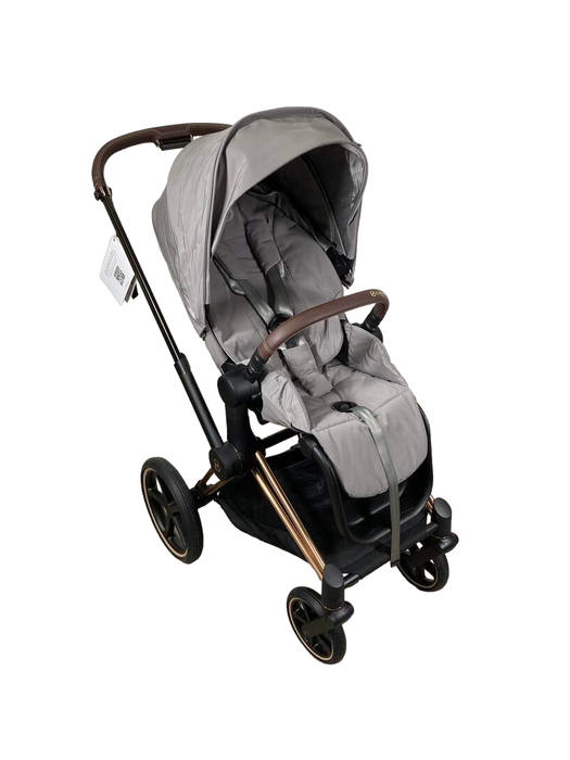 used Cybex PRIAM Stroller, Rosegold, Soho Grey, 2022