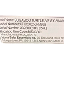 secondhand Bugaboo Turtle Air By Nuna Car Seat, Grey Melange, 2022