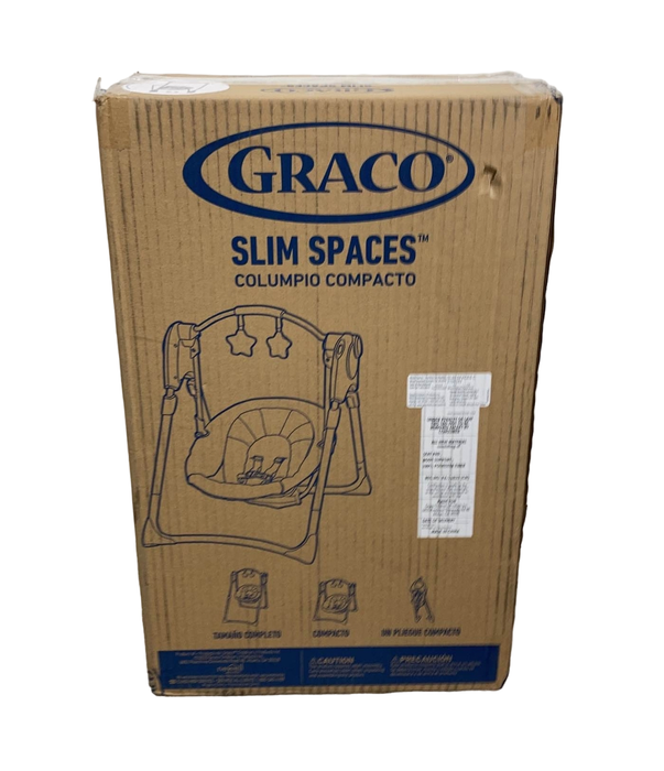 used Graco Slim Spaces Compact Baby Swing