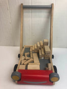 used Plan Toys Baby Walker With Blocks