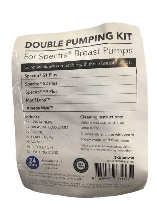 Motif Medical Luna Double Electric Breast Pump With Battery