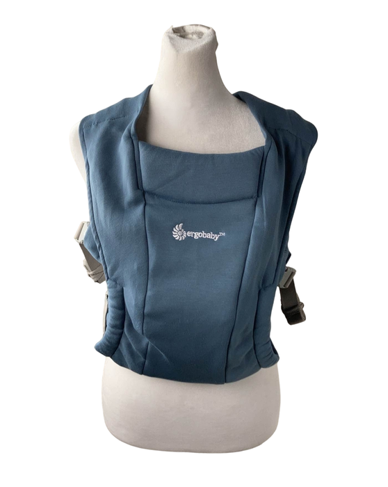 used Ergobaby Embrace Baby Carrier, Oxford Blue