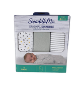 used Summer Infant SwaddleMe Original Swaddle Wrap 3pk, Small (0-3 Months), Confetti