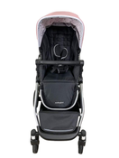 secondhand Mockingbird Single to Double Stroller, 2023, Silver with Black Leather, Watercolor Drops, Bloom