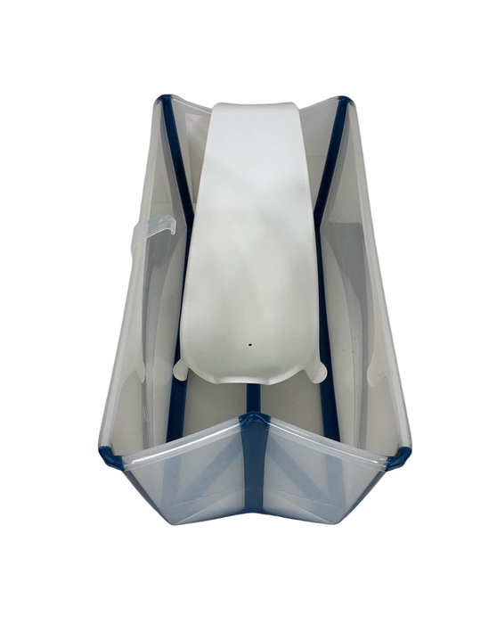 used Stokke Flexi Bath Bundle Pack, Transparent Blue, Regular