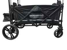 used Wonderfold X4 Push & Pull Quad Stroller, Stealth Black, 2022