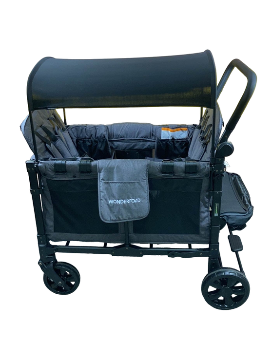 secondhand Wonderfold W4 Elite Stroller Wagon, 2023, Charcoal Gray