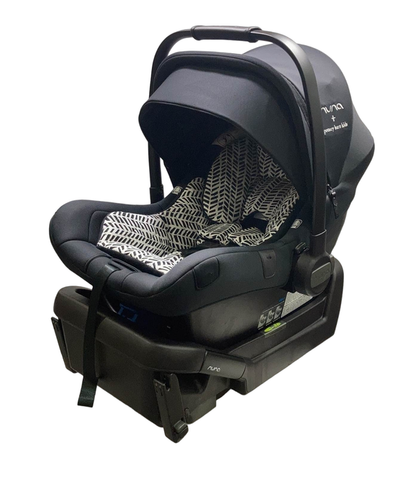 used Nuna Pipa Lite LX Infant Car Seat, Broken Arrow Caviar