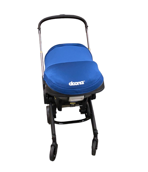 used Doona Infant Car Seat & Stroller Combo, 2023, Royal Blue