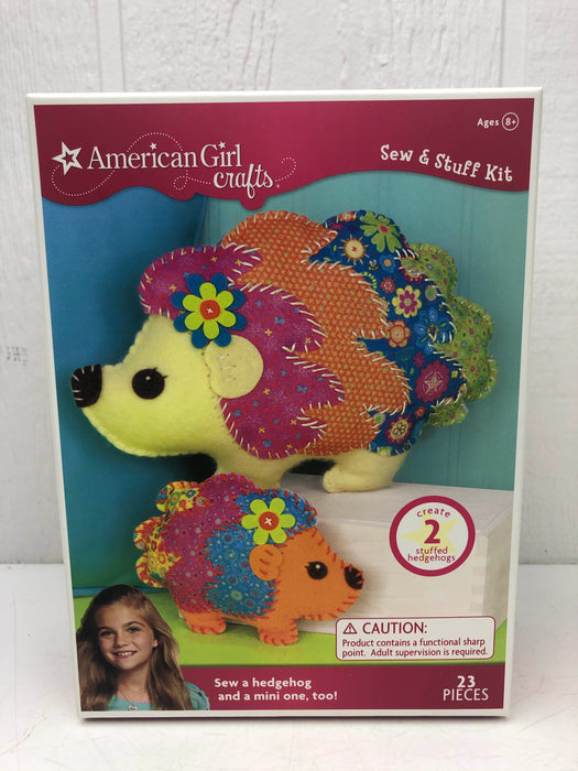 used American Girl Craft Kit, Hedgehog