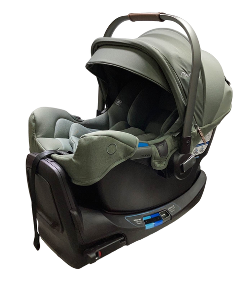 used Nuna PIPA rx Infant Car Seat with RELX Base, 2022, Pine