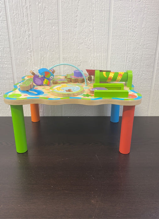 secondhand Melissa & Doug Jungle Wooden Activity Table