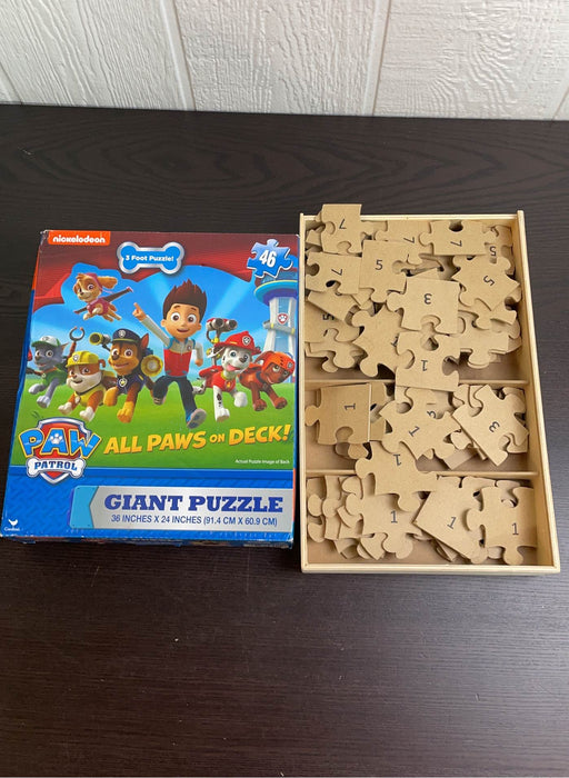 used BUNDLE Paw Patrol Wooden Puzzles Set