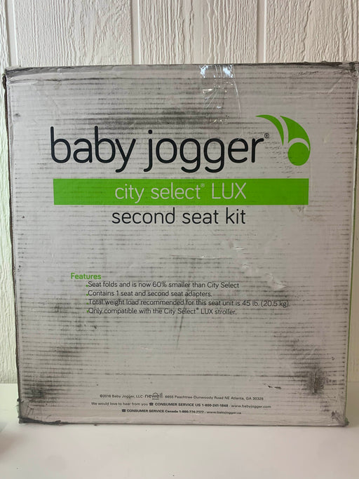 used Baby Jogger City Select LUX Seat, Granite