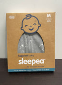 used Happiest Baby Sleepea Swaddle, Medium, Graphite Gray Stars