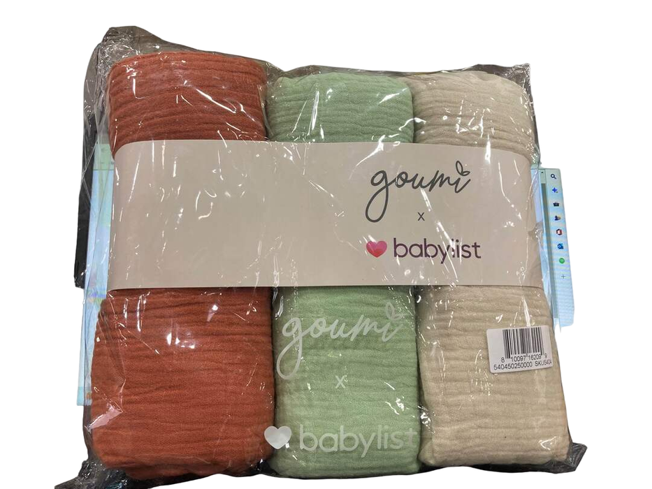 used Goumikids Muslin Swaddle Set (3 Pack)