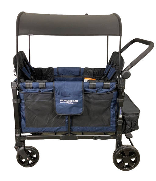 secondhand Wonderfold W4 Elite Stroller Wagon, 2021, Noble Navy